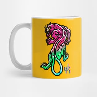 Junglepop Trad Panther Tattoo Mug